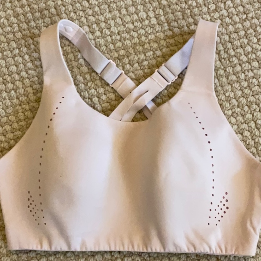 Lululemon baby pink Air Support Sports Bra